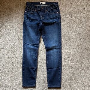 Madewell Dark Blue Women's 8” Rise Skinny Jean Sz 25